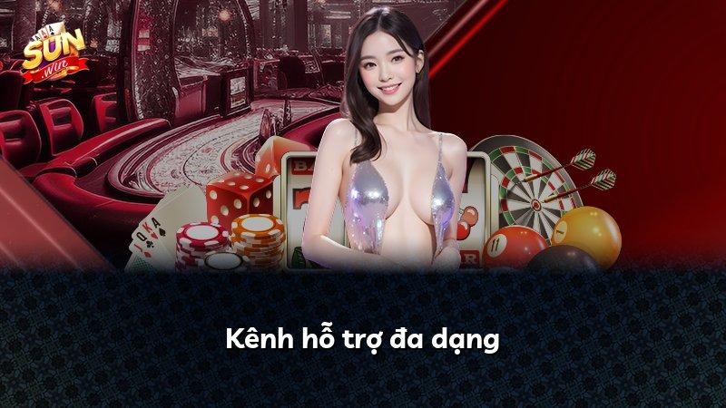 Kênh hỗ trợ đa dạng